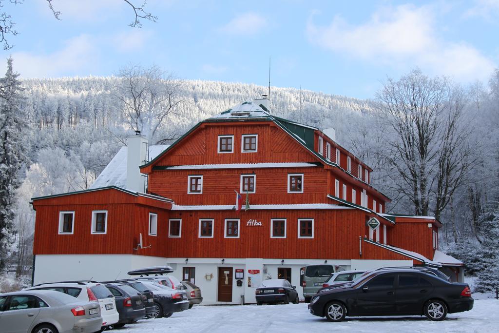 Hotel Alba Destne v Orlickych horach Bagian luar foto